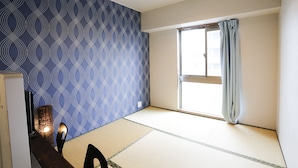 Japanese Room Twin | Bed sheets - Guest House One More Heart Nijojo 1 (Kyoto)