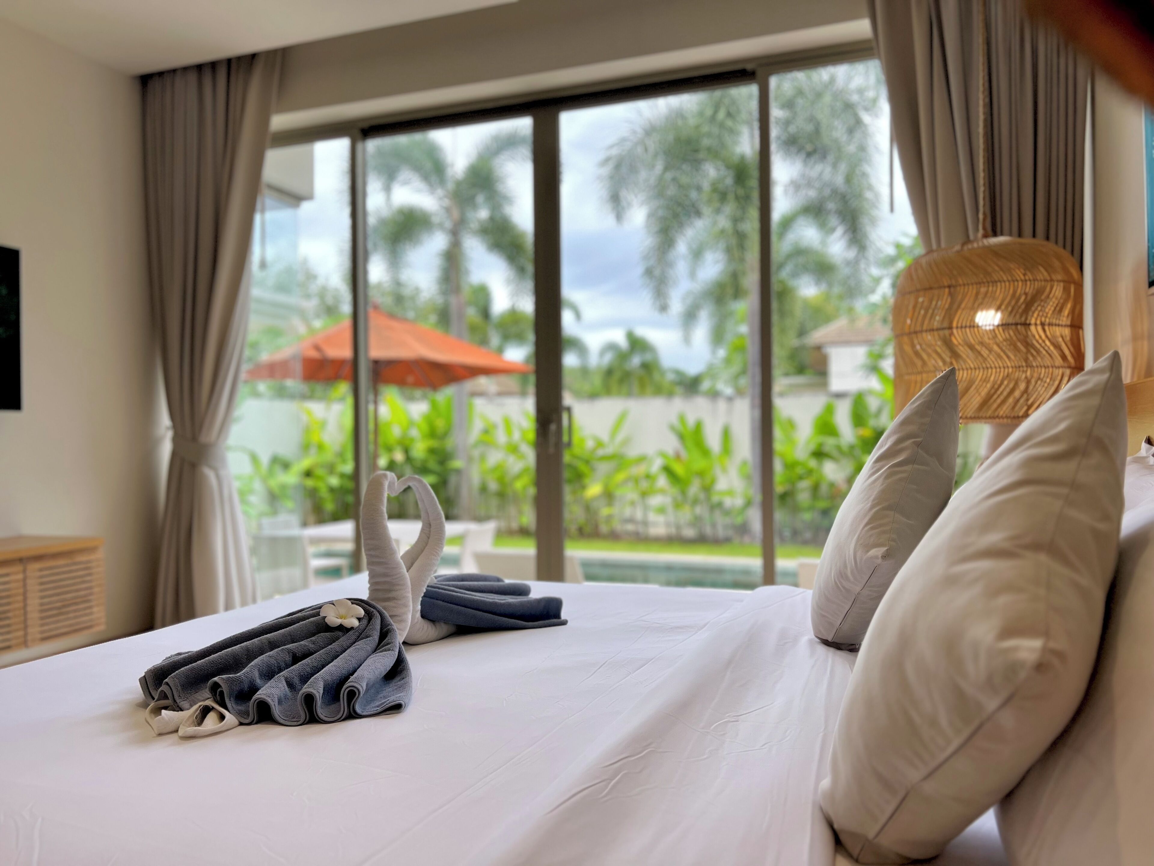 Villa, 3 Bedrooms, Pool View | View from room