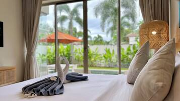 Villa, 3 Bedrooms, Pool View | View from room