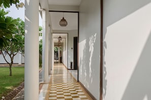 Interior entrance
