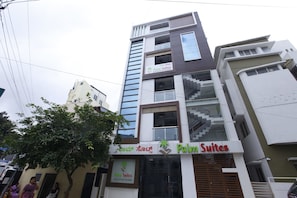 Voorkant van accommodatie