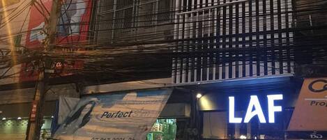 Front of property – evening/night