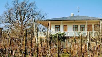 Majoituspaikan julkisivu