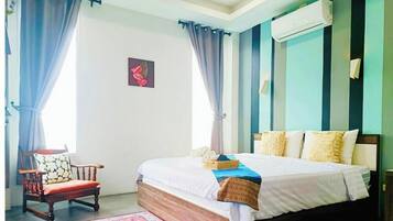 6 habitaciones, minibar y caja de seguridad en la habitación