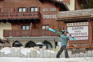 Fassade der Unterkunft