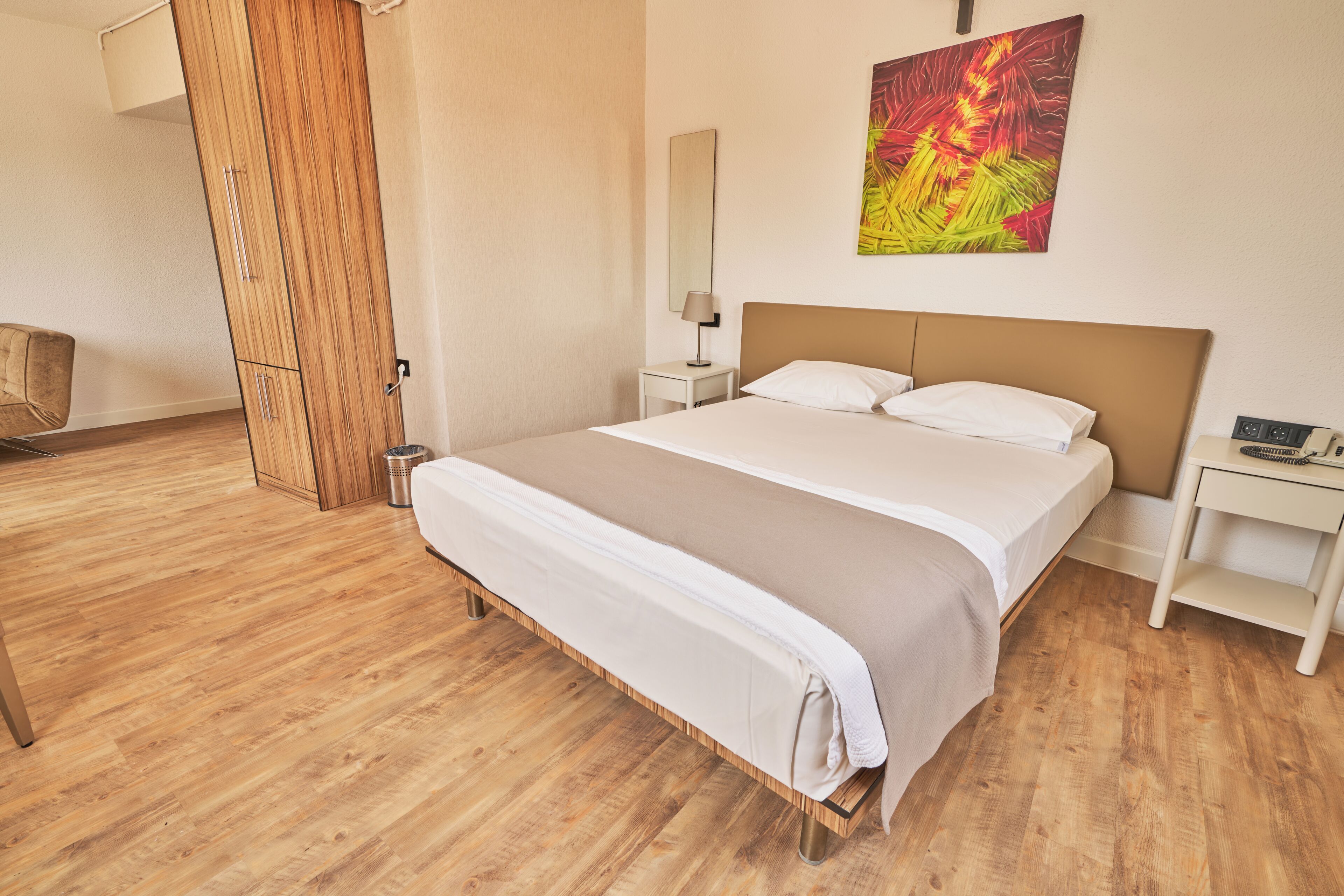 Chambre Double, en angle