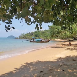 On the beach