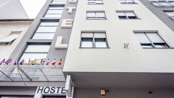 Overnatningsstedets facade