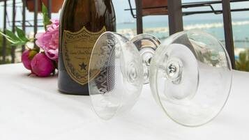 Junior Suite, Terrace, Sea View | Terrace/patio