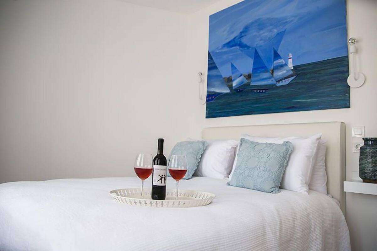 Habitación doble estándar, vista al mar (Yildiz ) | Minibar, caja de seguridad en la habitación, camas extra y wifi gratis 