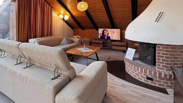 Executive-Studiosuite, 1 King-Bett, Kamin inkl. Reinigungsgebühr | Innendetails