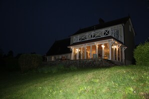 Front of property – evening/night
