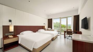 Minibar, in-room safe, desk, blackout curtains