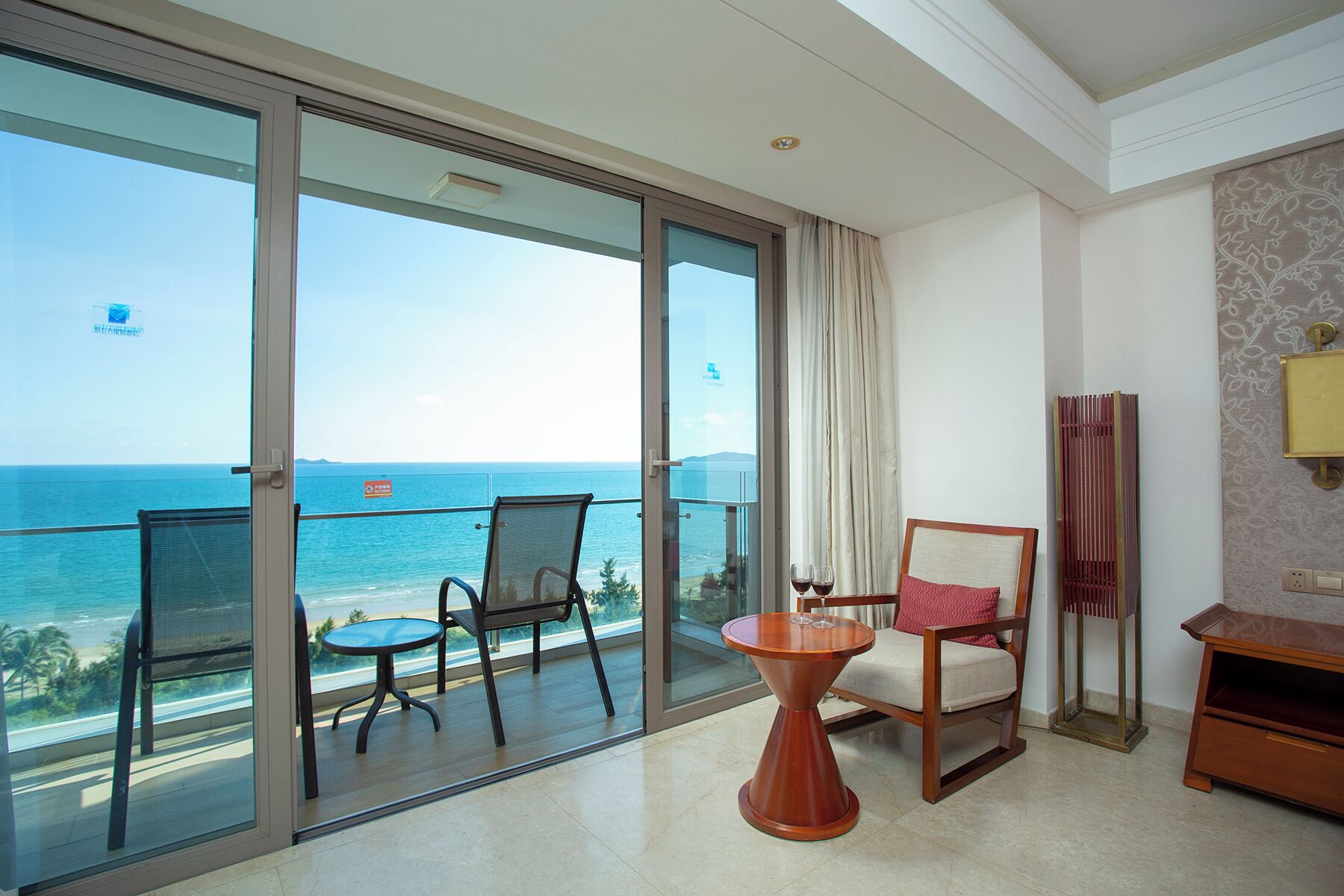 Uitzicht vanuit accommodatie