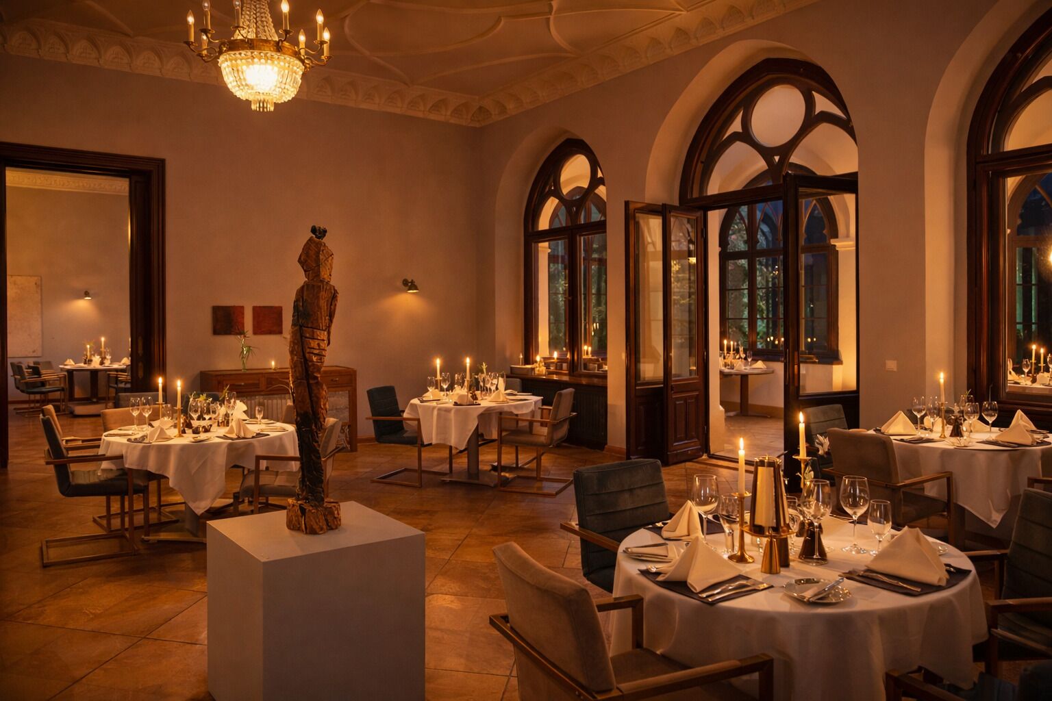 Mittagessen und Abendessen, lokale Küche