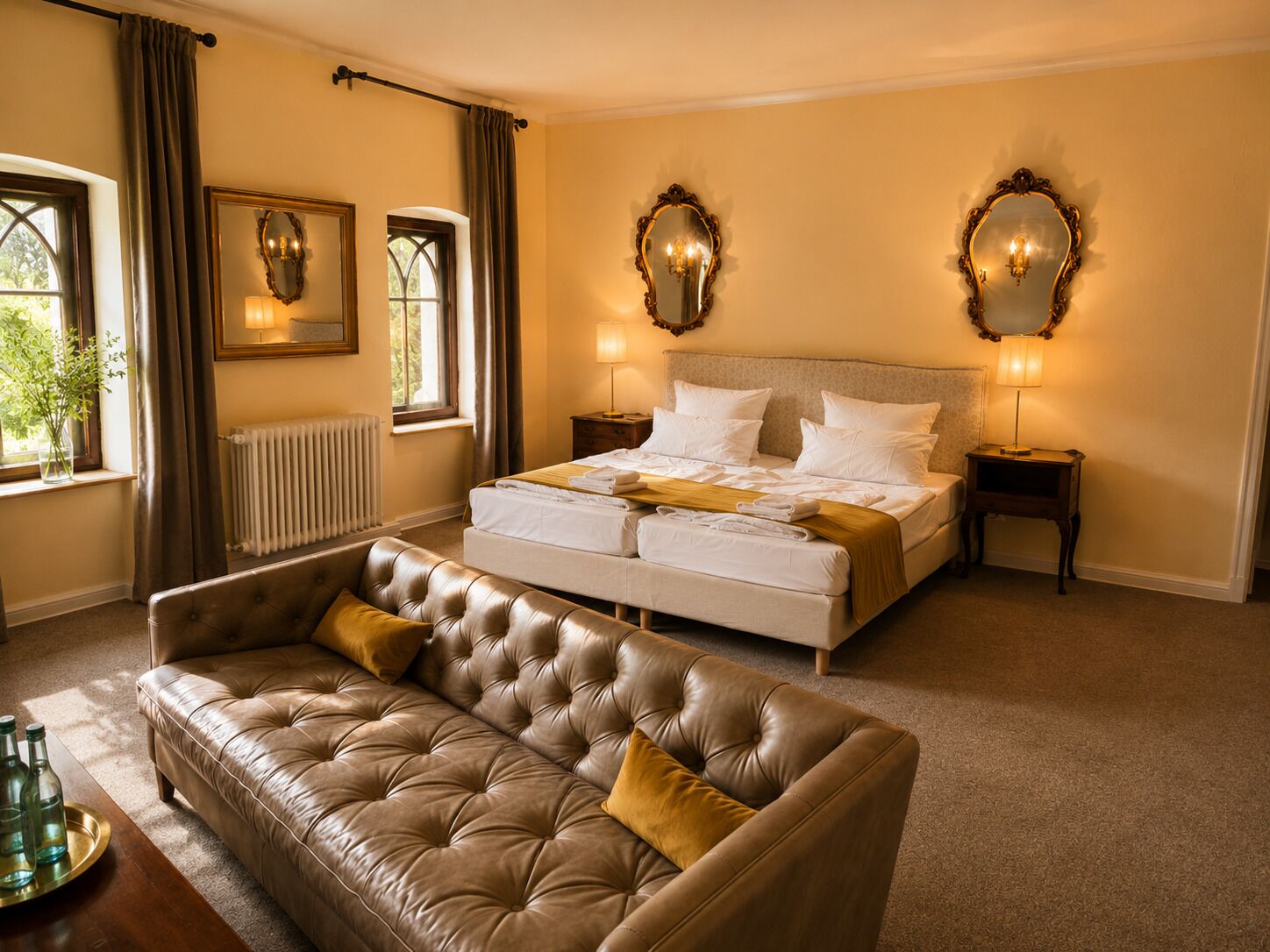 Deluxe Double Room, Garden Area