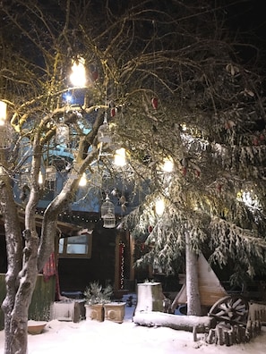 Front of property - evening/night