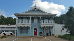 Overnatningsstedets facade