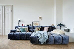 Living room - Cora Apartments Leipzig (Leipzig)