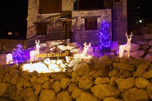 Front of property – evening/night