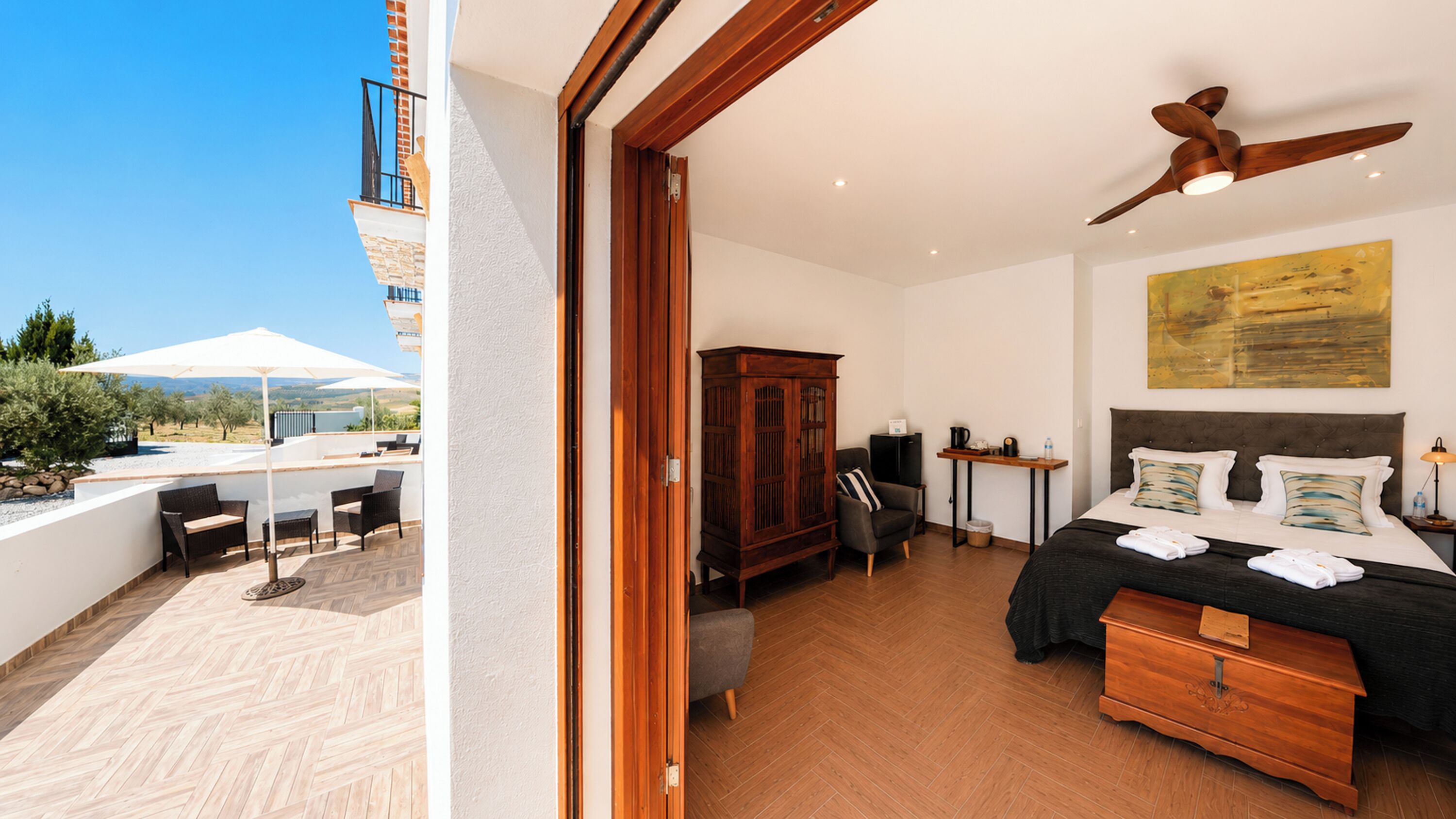 Luxury Suite, 2 Bedrooms, Terrace, Garden Area