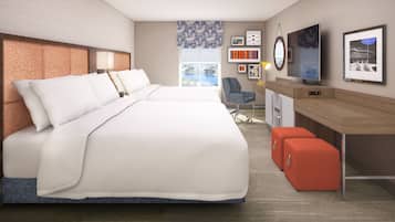 Ropa de cama de alta calidad y escritorio