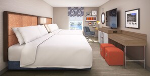 Premium bedding, desk, laptop workspace, free WiFi - Hampton Inn & Suites Glenarden/Washington DC (Lanham)