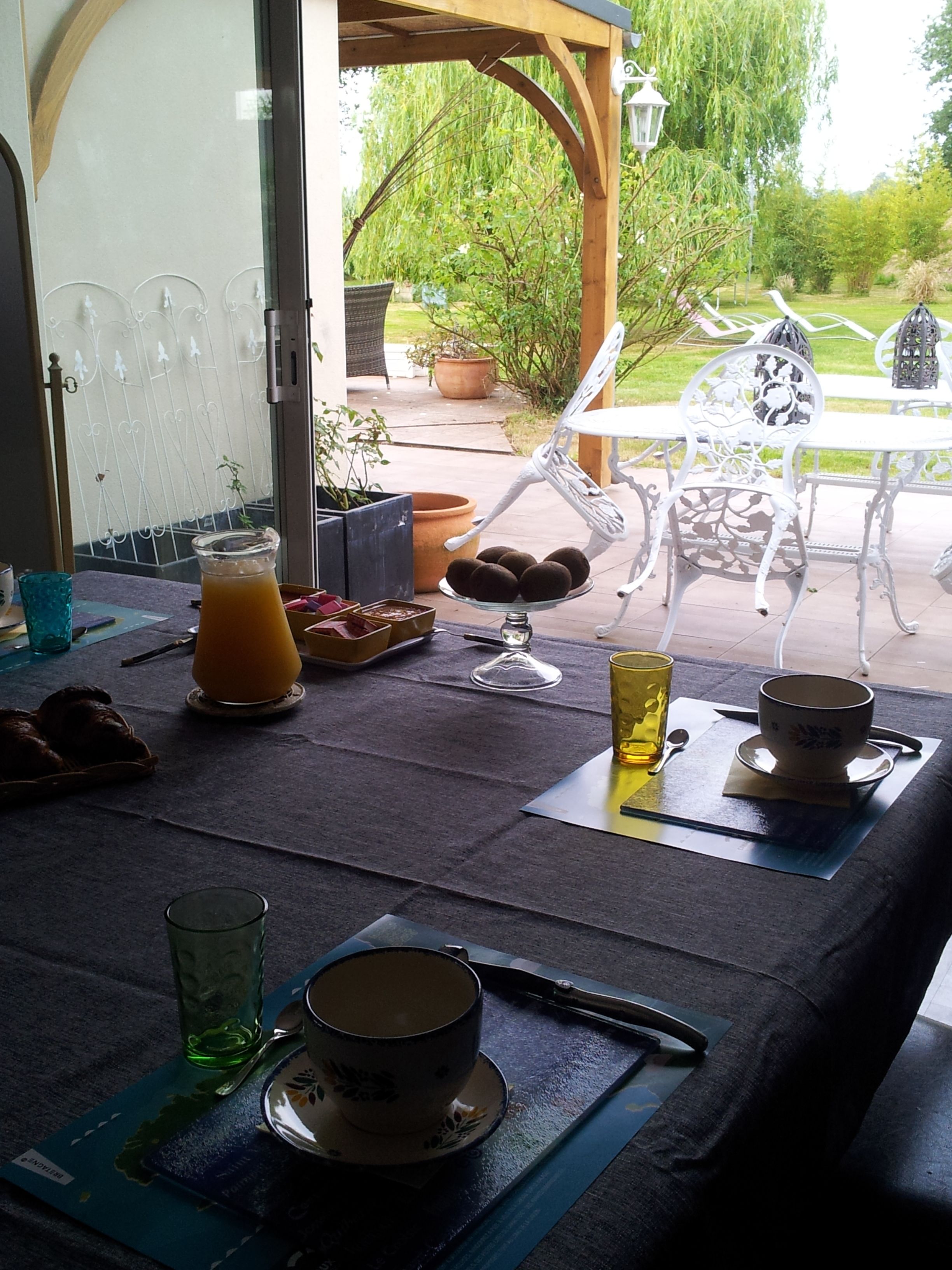 Petit déjeuner continental compris tous les jours