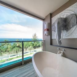 Deluxe Room with Sea View | View from room