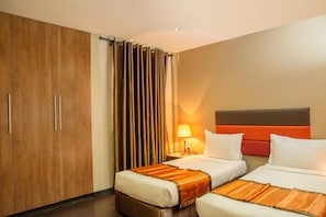 Literie de qualité supérieure, coffres-forts dans les chambres