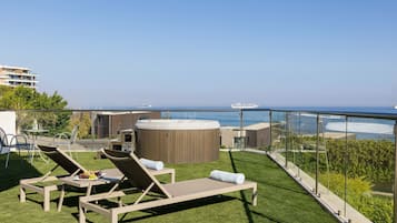 Uitzicht op strand/zee