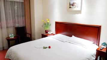 Blackout drapes, iron/ironing board, free WiFi