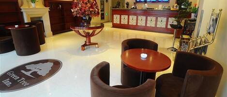 Sala de estar en el lobby