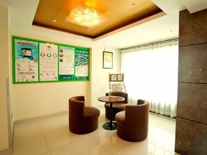 Zona de estar del vestíbulo