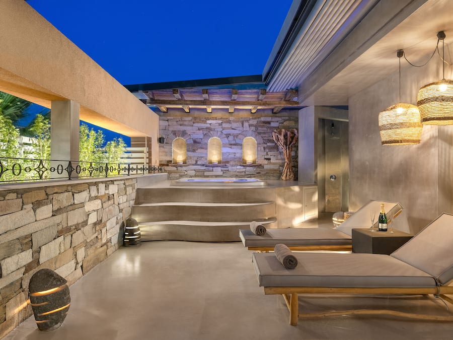 Suite, bain Ă remous (King) | Terrasse/Patio