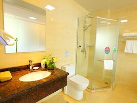 Shower, hair dryer