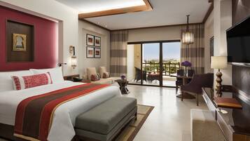 1 bedroom, down comforters, memory foam beds, minibar