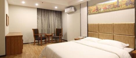 Blackout curtains, iron/ironing board, free WiFi