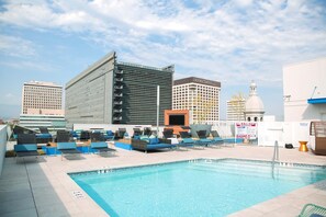 Rooftop pool
