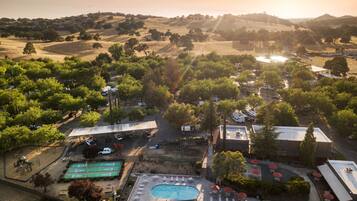 منظر من الجو على ارتفاع عالٍ