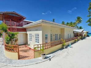 Blick von der Unterkunft