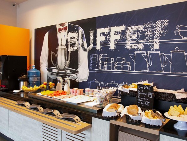 Dagelijks ontbijtbuffet (BRL 10.99 per persoon)