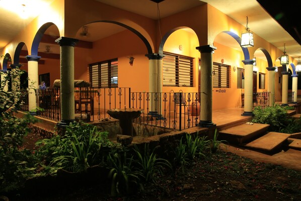 Front of property – evening/night