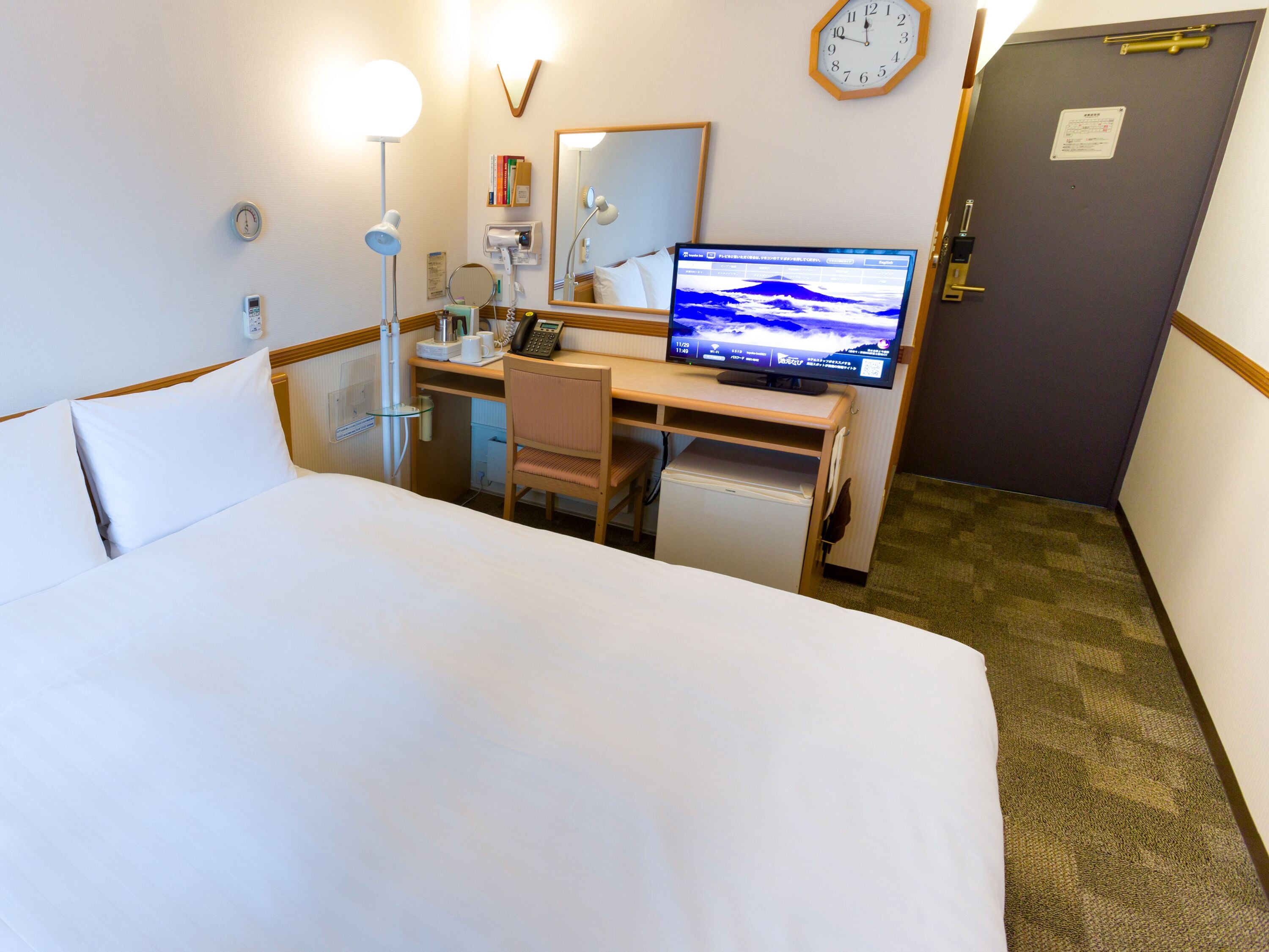 desk, iron/ironing board, free wifi, bed sheets