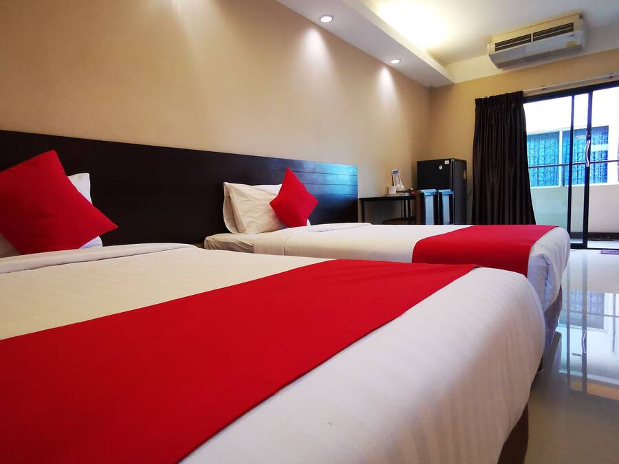 Quarto duplo superior | Escrivaninha, Wi-Fi de cortesia