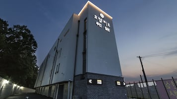 Front of property - evening/night