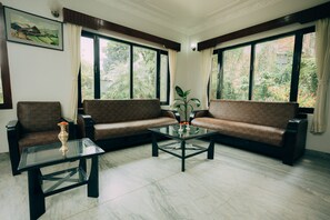 Sitteområde i lobbyen