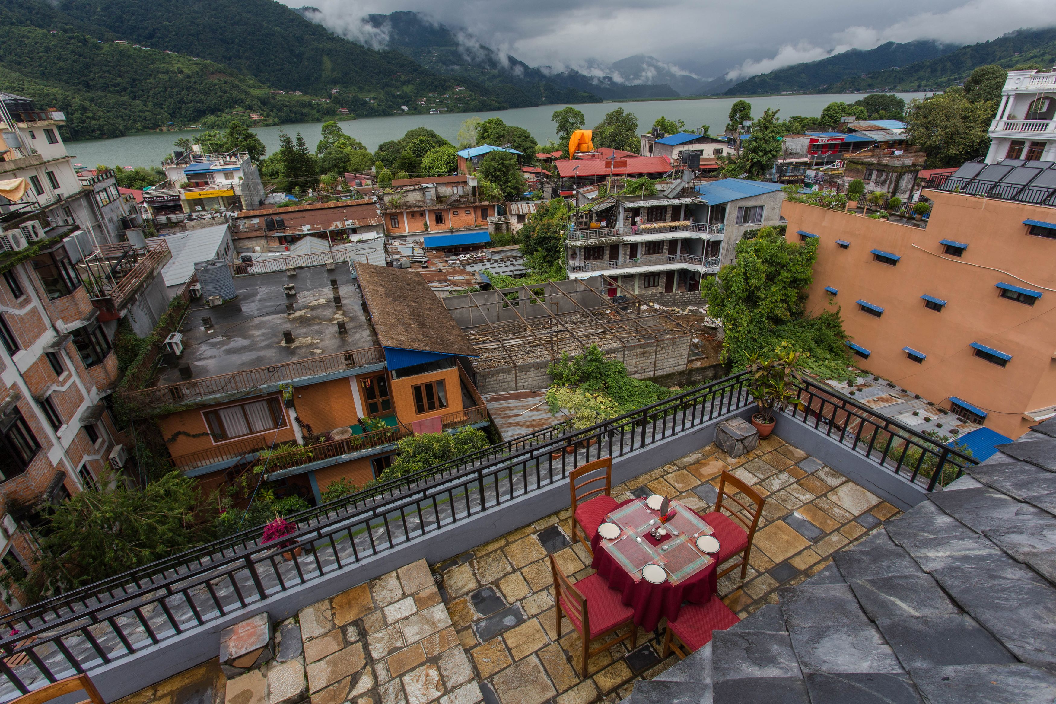 Vue depuis l’hébergement