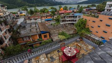 Vue depuis l’hébergement