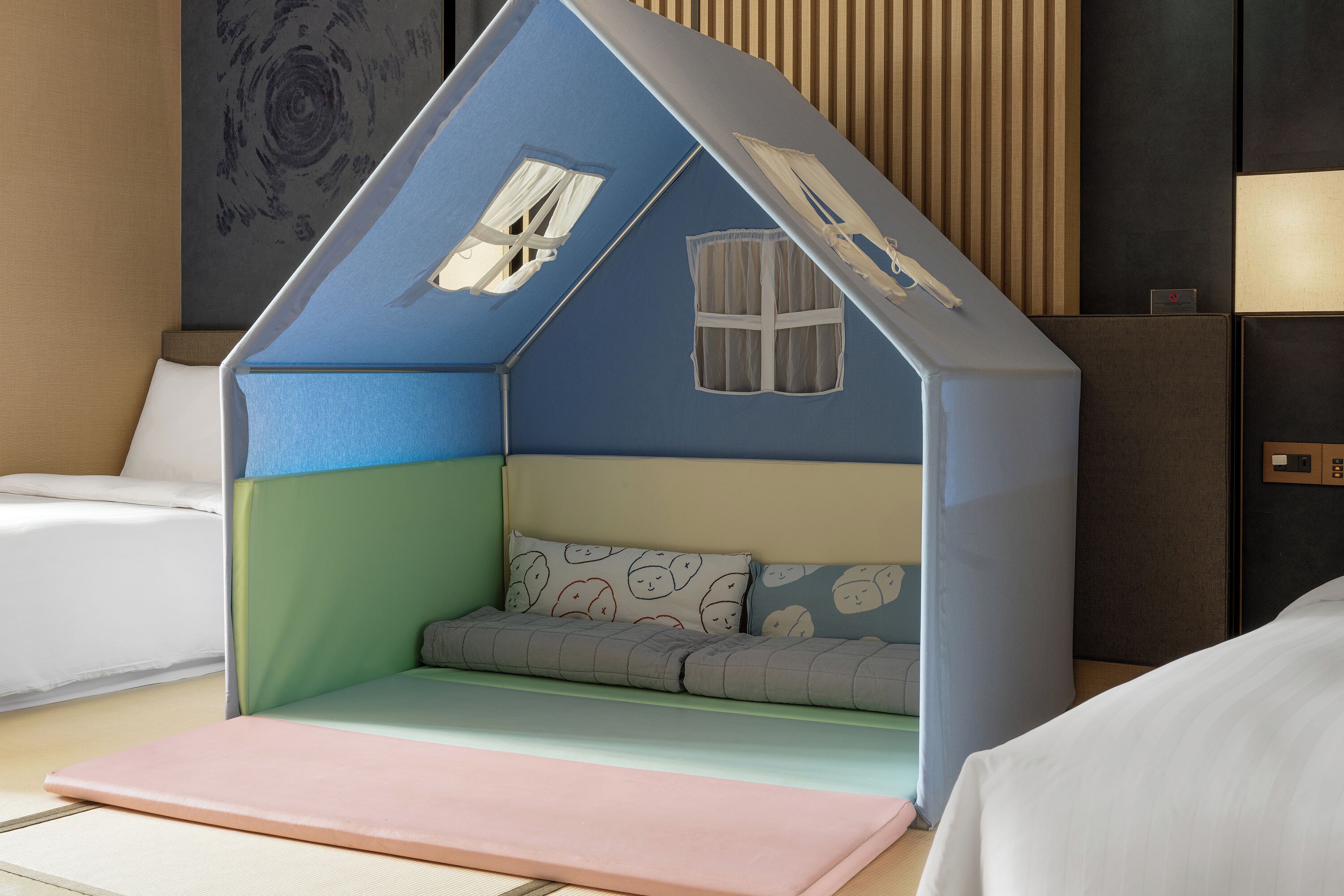 SPRING Japanese Superior Reserve Patio With Kids Tent | Premium bedding, minibar (free items), in-room safe, desk